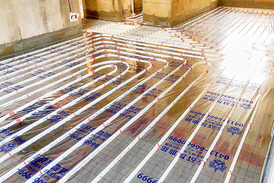 老战友地热有规模，有专业的施工团队