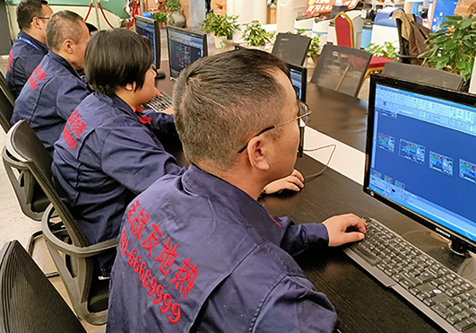 大连这家地热公司，有施工图纸，按图施工！